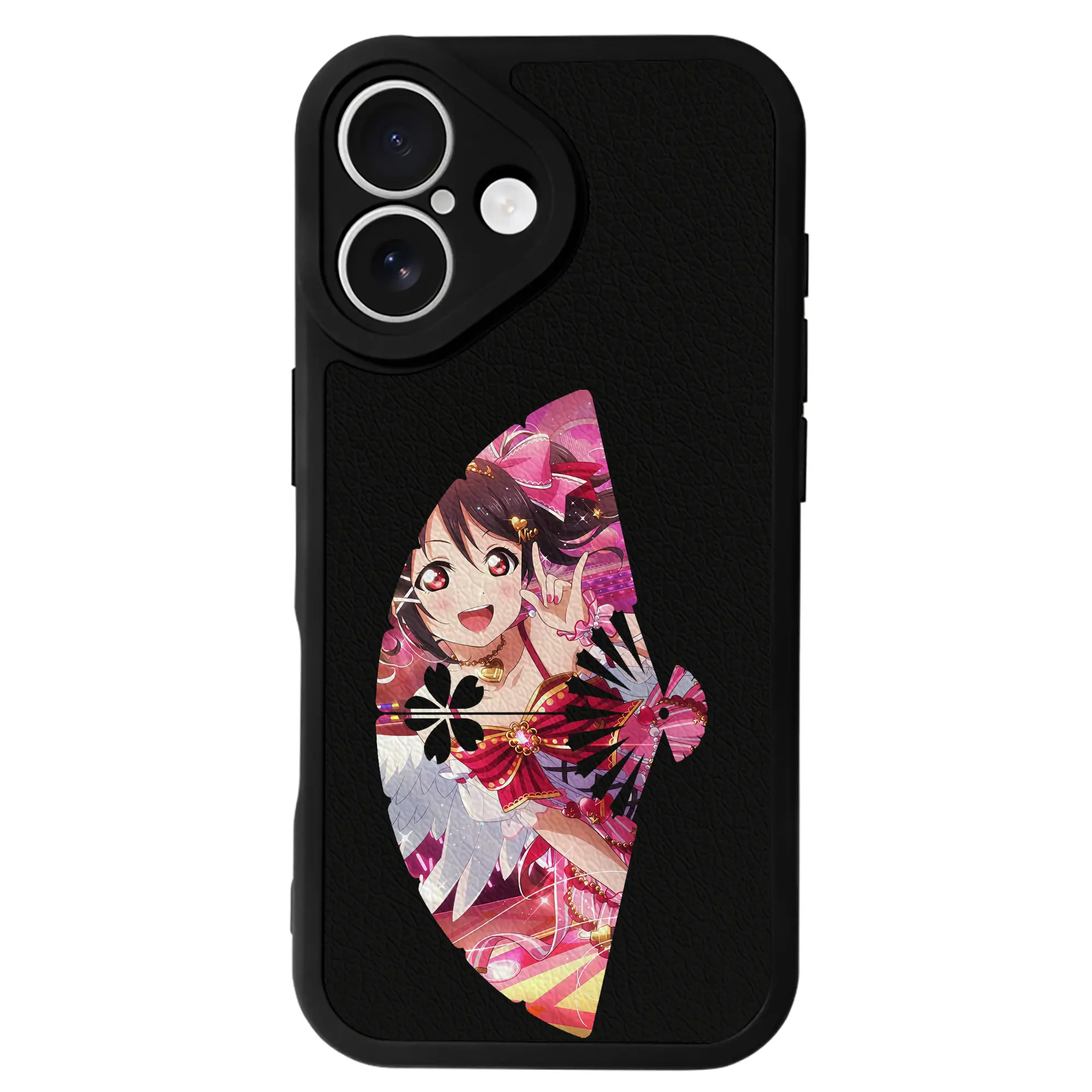 Love Live! グッズ,矢澤にこ - IPhone 16シリーズ対応 ・ シリコンスマホケース ・ レザー調 ・ 高精度フィット ・ 耐衝撃 ・ ワイヤレス充電対応 ・ 精密カット